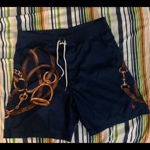 Never worn Polo swim trunks